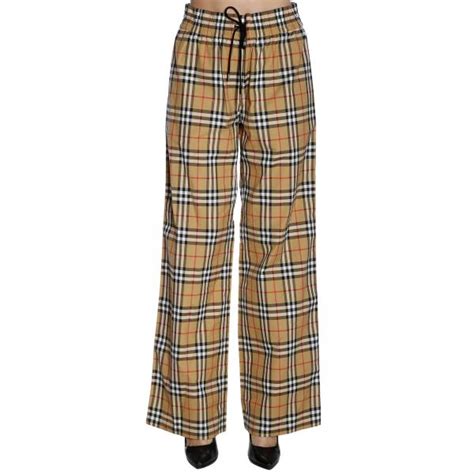 burberry rainbow logo trousers|burberry trousers for women.